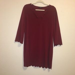 Shein Red Tunic Dress